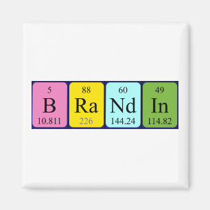 Brandin periodic table name magnet