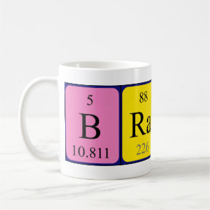 Brandin periodic table name mug