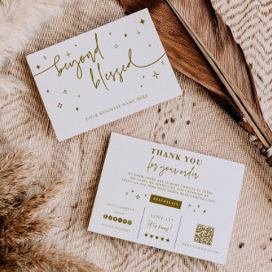 Branding Coupon Card Small Business Shop Thank you