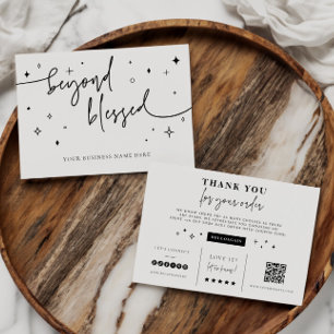 Branding Coupon Card Small Business Shop Thank you