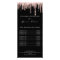 Branding Price List Lashes Extension Black White