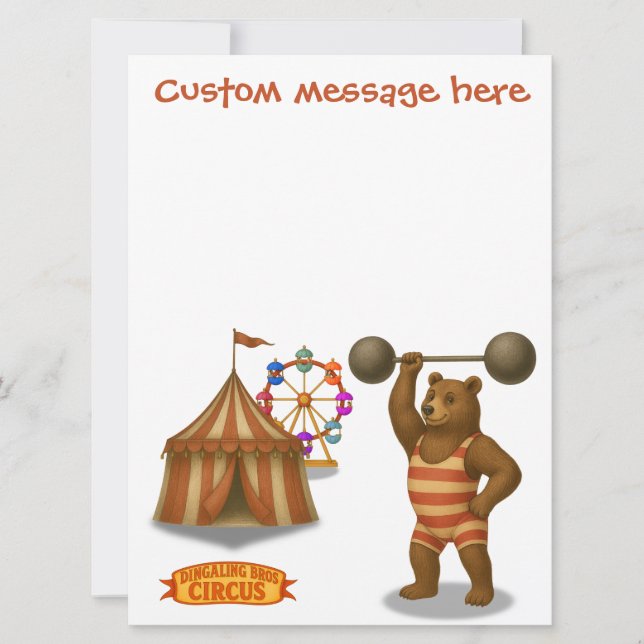 Brandon, circus strong-bear (Front)