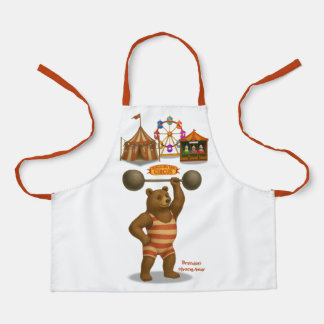 Brandon, circus strong-bear apron