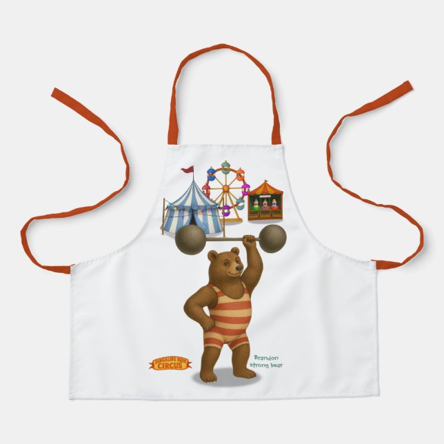 Brandon, circus strong bear apron (Front)