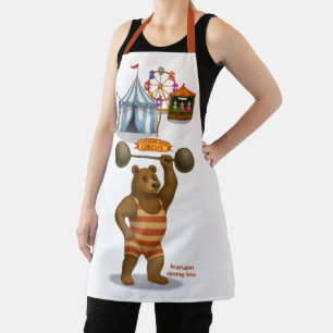 Brandon, circus strong bear apron