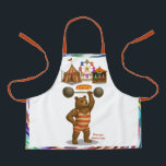 Brandon, circus strong-bear apron<br><div class="desc">Brandon may be big and brawny, but he’s also warm-hearted and determined. Proudly lifting enormous barbells above his head, he’s the circus’s beloved gentle giant. With a striped old-fashioned strongman suit and a soft smile, Brandon inspires everyone to discover their own inner strength. You can find lots of other Dingaling...</div>