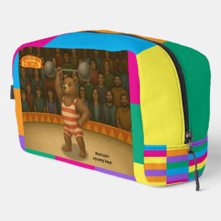 Brandon, circus strong bear dopp kit