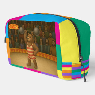 Brandon, circus strong-bear dopp kit