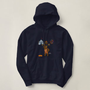 Brandon, circus strong bear hoodie