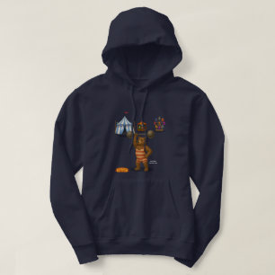 Brandon, circus strong bear hoodie