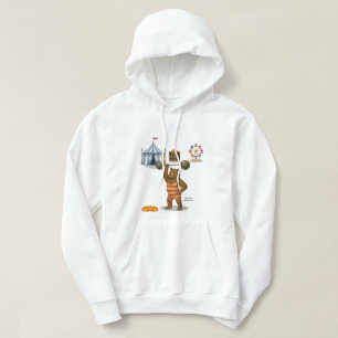 Brandon, circus strong bear hoodie