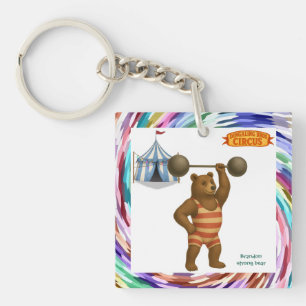 Brandon, circus strong bear key ring