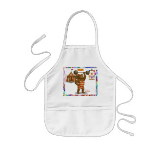 Brandon, circus strong-bear kids apron