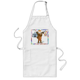 Brandon, circus strong bear long apron