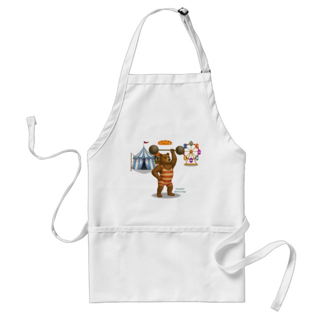 Brandon, circus strong bear standard apron (Front)