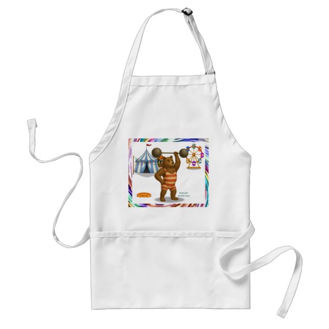 Brandon, circus strong bear standard apron (Front)