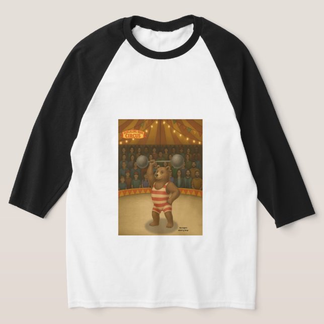 Brandon, circus strong bear T-Shirt (Laydown)