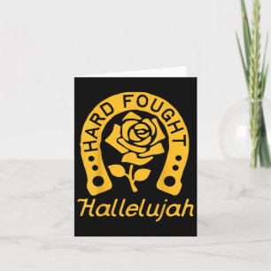Brandon Hard Fought Hallelujah Praise Jesus Lake M Card