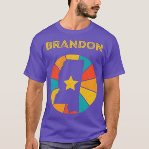 Brandon Mississippi Vintage Distressed Souvenir 1 T-Shirt