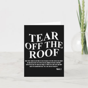 Brandon Praise Tear Off The Roof Lake (on Back) Card
