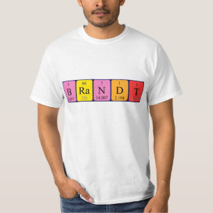 Brandt periodic table name shirt