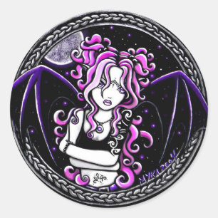 "Brandy" 3" Round Stickers