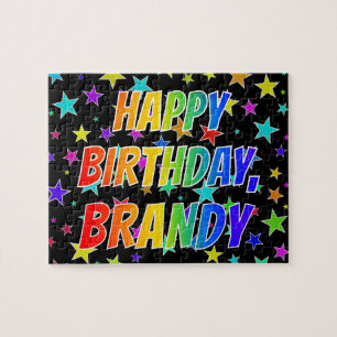 "BRANDY" First Name, Fun "HAPPY BIRTHDAY" Jigsaw Puzzle