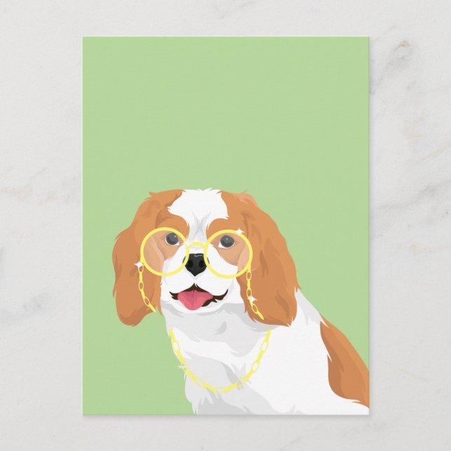 Brandy The Blenheim Cavalier King Charles Spaniel Postcard (Front)