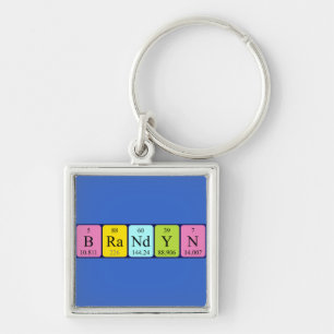 Brandyn periodic table name keyring