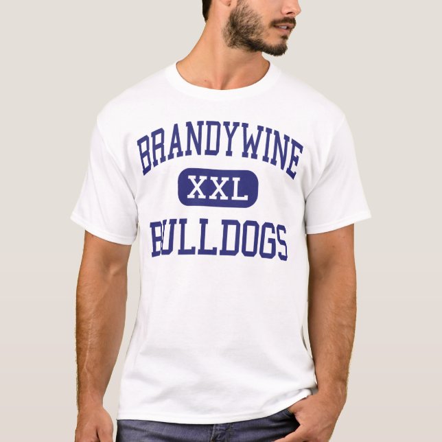 Brandywine - Bulldogs - High - Wilmington Delaware T-Shirt (Front)