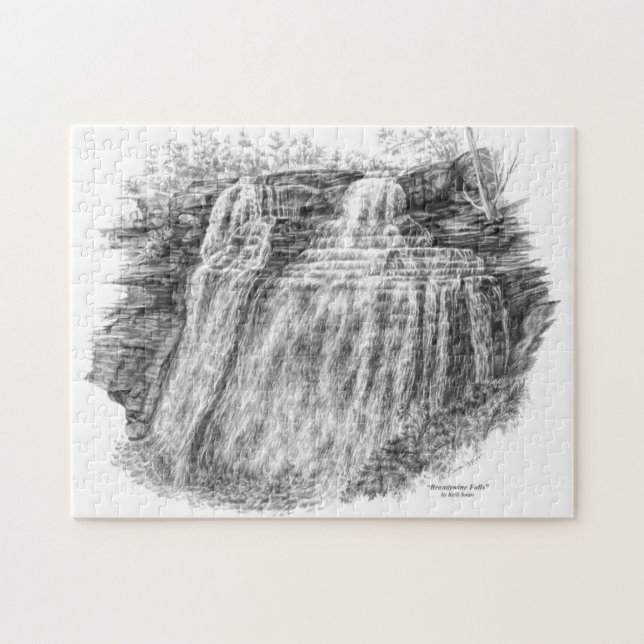 Brandywine Falls (CVNP) Jigsaw Puzzle (Horizontal)