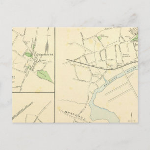 Branford, Cheshire, N Haven Postcard
