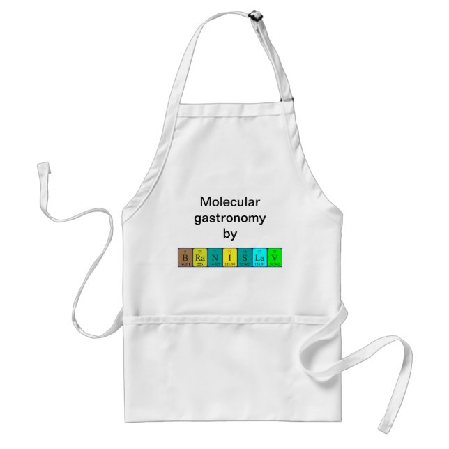 Branislav periodic table name apron (Front)