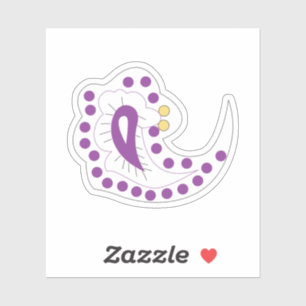 Bransoletka z serduszkiem Style, Light Eggplant