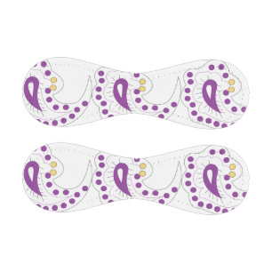 Bransoletka z serduszkiem Style, Light Eggplant Baseball