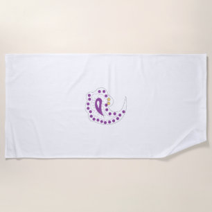 Bransoletka z serduszkiem Style, Light Eggplant Beach Towel