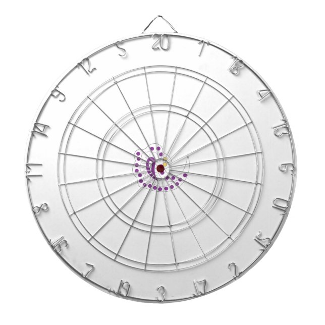 Bransoletka z serduszkiem Style, Light Eggplant Dartboard (Front)