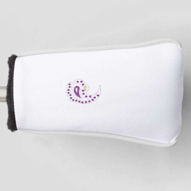 Bransoletka z serduszkiem Style, Light Eggplant Golf Head Cover (Front)