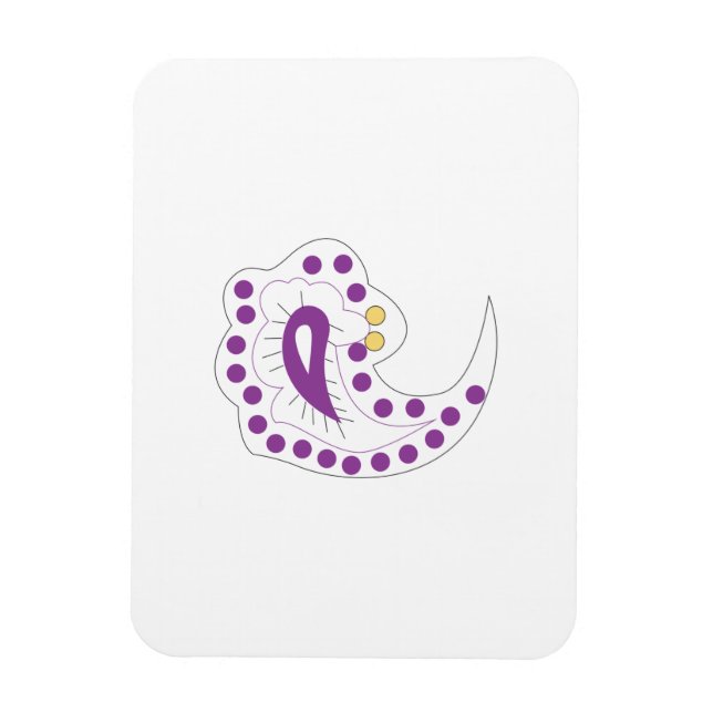 Bransoletka z serduszkiem Style, Light Eggplant Magnet (Vertical)