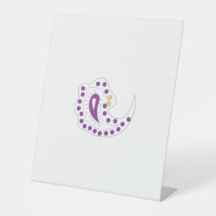 Bransoletka z serduszkiem Style, Light Eggplant Pedestal Sign