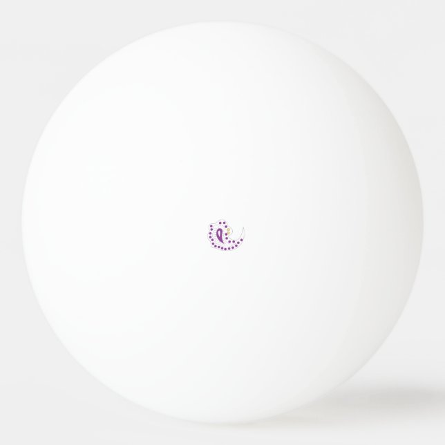 Bransoletka z serduszkiem Style, Light Eggplant Ping Pong Ball (Front)