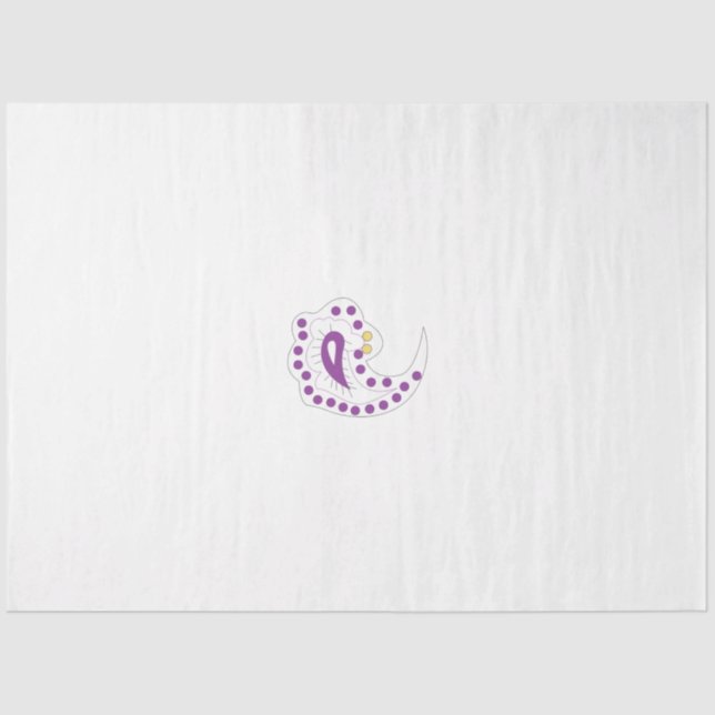 Bransoletka z serduszkiem Style, Light Eggplant Tissue Paper (Front)