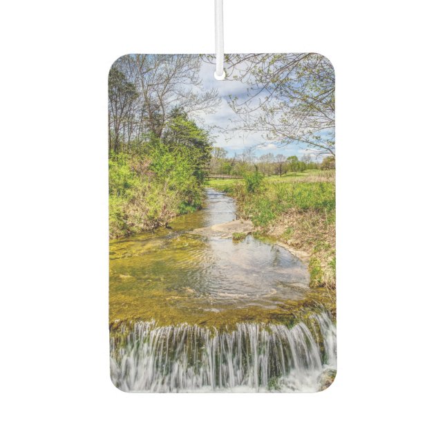 Branson Fall Creek Stream Car Air Freshener (Front)