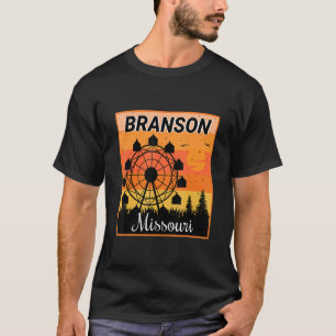 Branson Missouri Big Wheel Vacation Camping Hiking T-Shirt