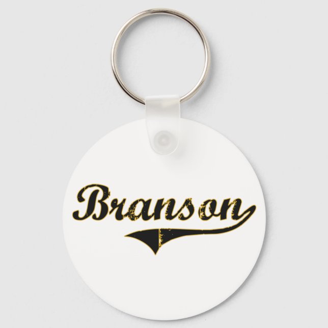 Branson Missouri Classic Design Key Ring (Front)
