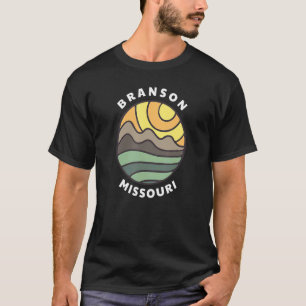 Branson Missouri Mountains MI Vacation Souvenir T-Shirt