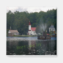 Brant Lake NY Fountain Adirondack Mountains