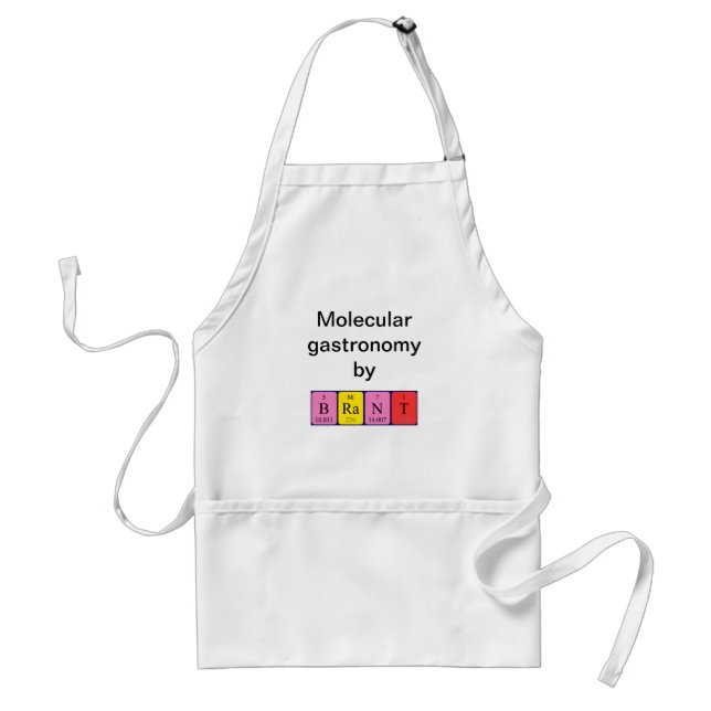 Brant periodic table name apron (Front)