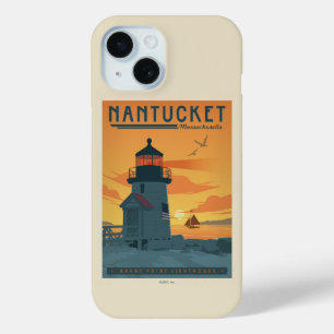 Brant Point Lighthouse   Nantucket MA iPhone 15 Case