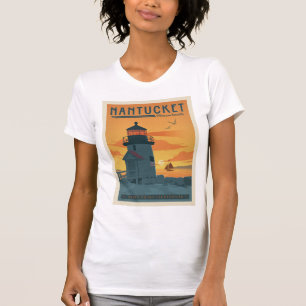 Brant Point Lighthouse   Nantucket MA T-Shirt